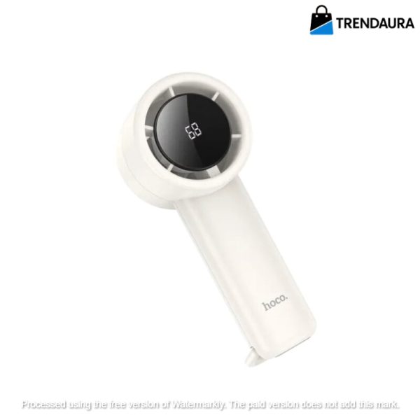 Hoco HX63 Hand Fan With Digital Display - Image 2