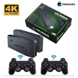 64GB Built-in 20000 Games Stick 2 Wireless controller gamepad 4K HD Video game Console