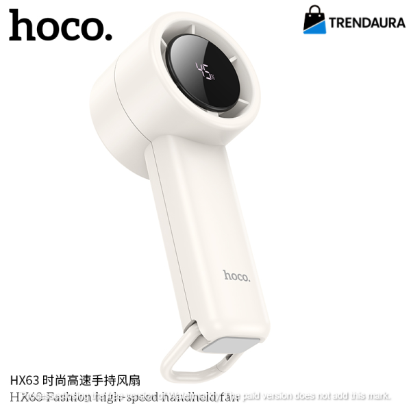 Hoco HX63 Hand Fan With Digital Display - Image 4