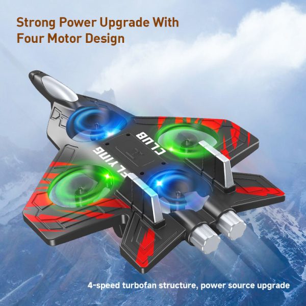 RC Airplane – Lightweight EPP Foam Stunt Fighter, 360° Flips, USB Rechargeable, Beginner & Expert Friendly