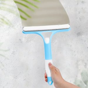 3-in-1 Multi-Function Glass Cleaning Tool – Mirror + Spray Watering Can + Squeegee Wiper, Compact & Eco-Friendly