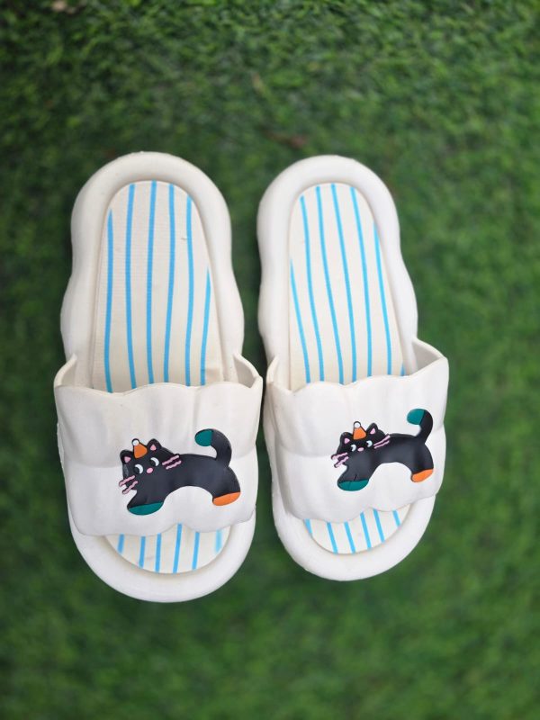 Non-Slip and Odorless Soft Thick Bottom Slippers For Women - Cat Lovers - Image 4